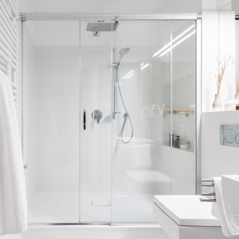 Stylish Shower with Features
